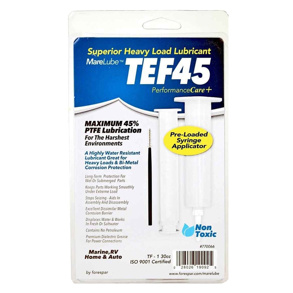 Forespar Performance Products Forespar Marelube TEF45 30cc Syringe Outdoor