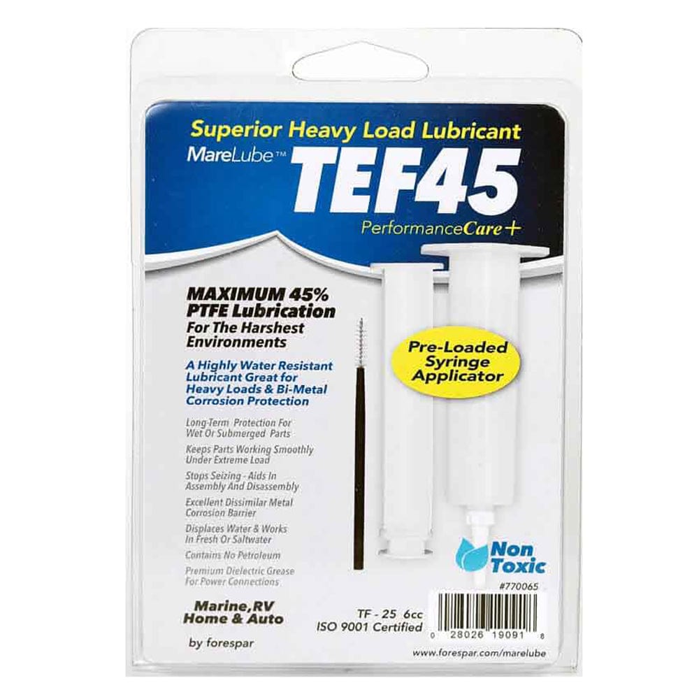 Forespar Performance Products Forespar Marelube TEF45 6cc Syringe Outdoor