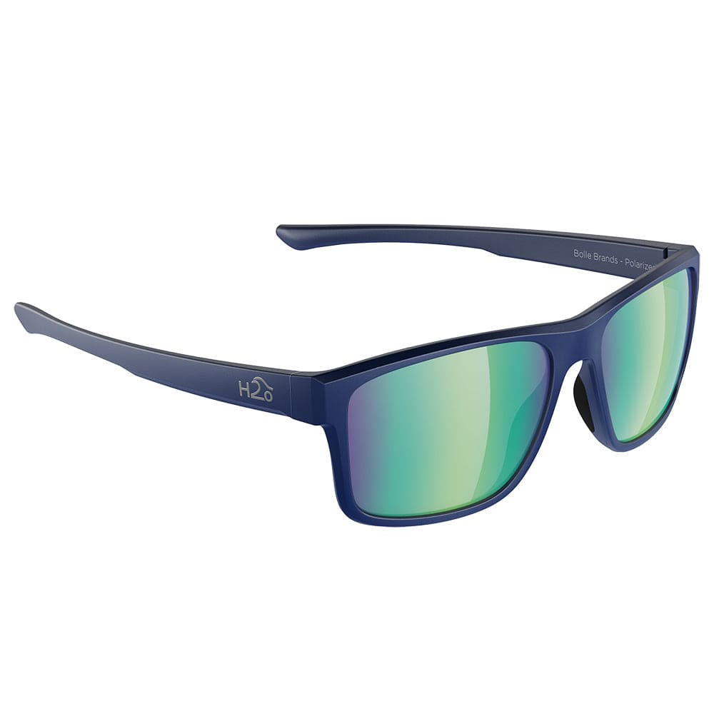 H2Optix H2Optix Coronado Sunglasses Navy-Matte, Green Flash Mirror Lens Cat. 3 - AR Coating Outdoor