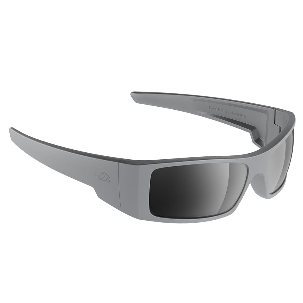 H2Optix H2Optix Waders Sunglasses Matt Grey, Grey Silver Flash Mirror Lens Cat.3 - AntiSalt Coating w/Floatable Cord Outdoor