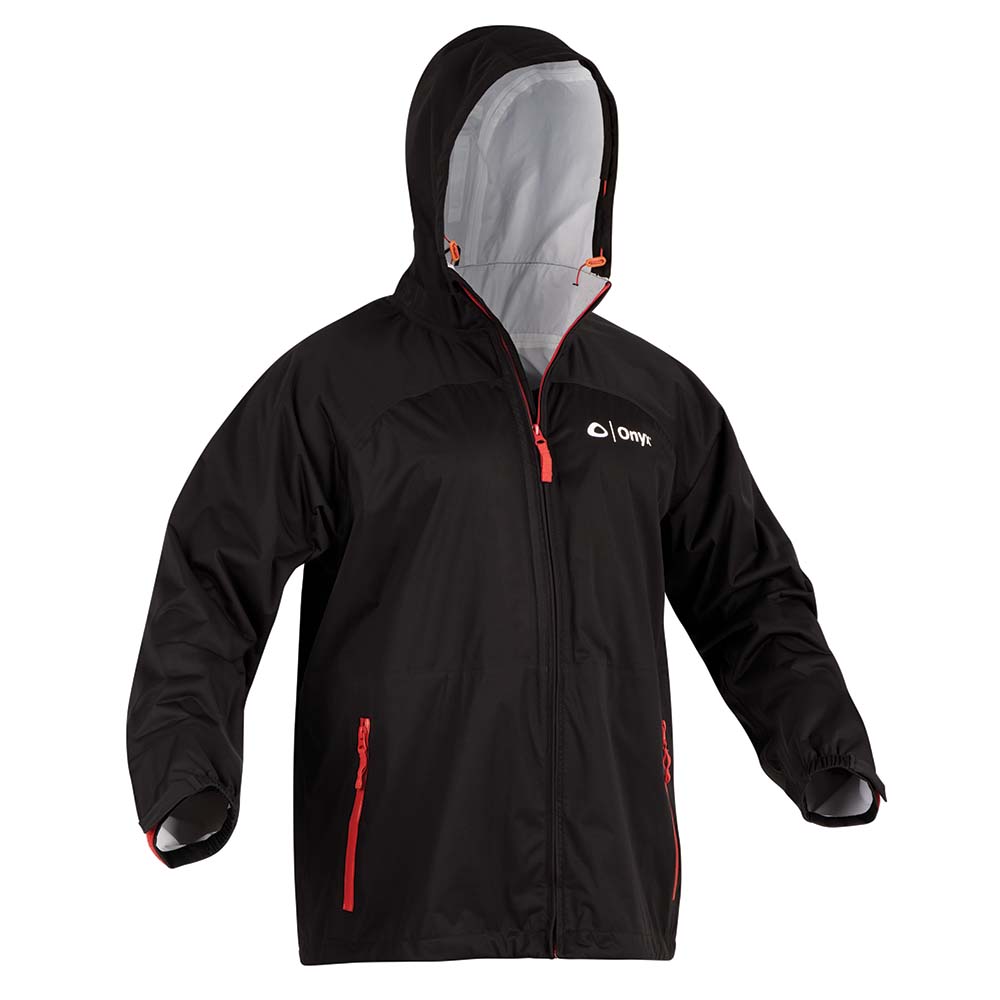 Onyx Outdoor Onyx HydroMax Rain Jacket - Large - Black Outdoor