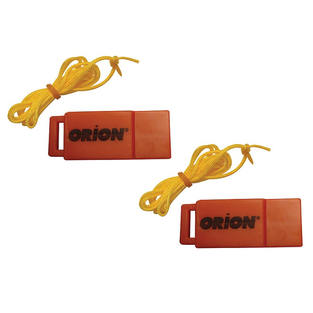 Orion Orion Safety Whistle w/Lanyards - 2-Pack Outdoor
