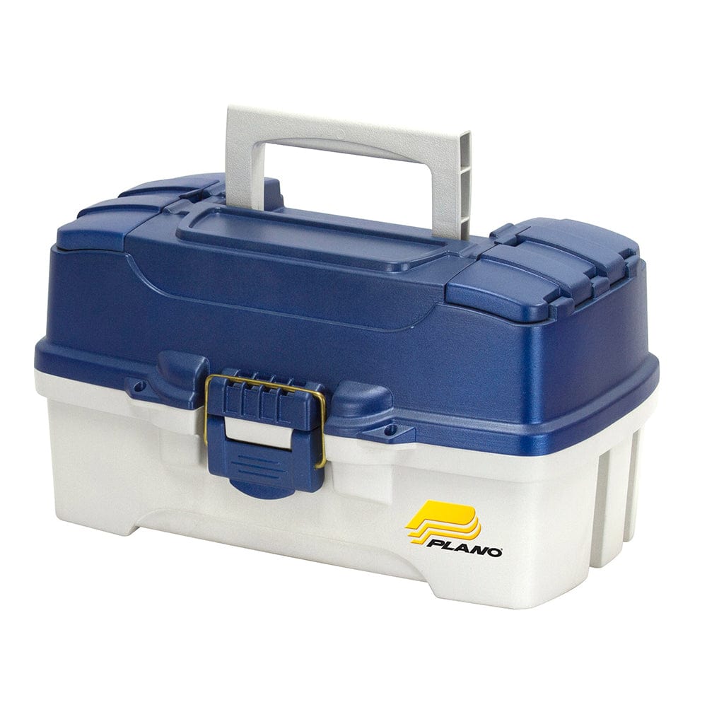 Plano Plano 2-Tray Tackle Box w/Duel Top Access - Blue Metallic/Off White Outdoor