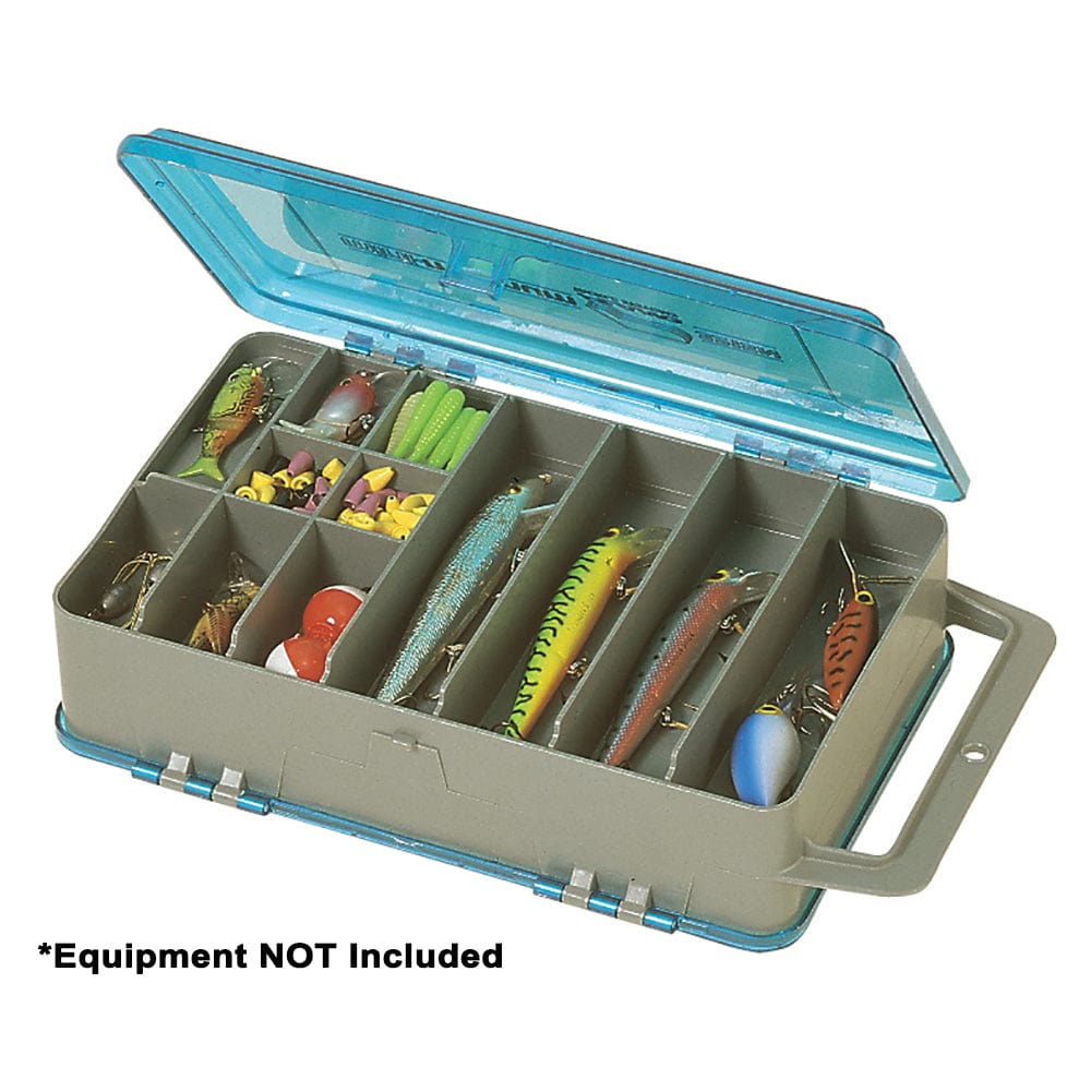 Plano Plano Double-Sided Tackle Organizer Medium - Silver/Blue Outdoor