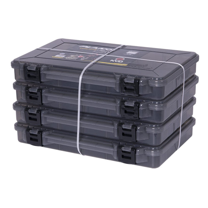 Plano Plano KVD 4-Pack 3700 Stowaway Smoke w/Black Latches Outdoor