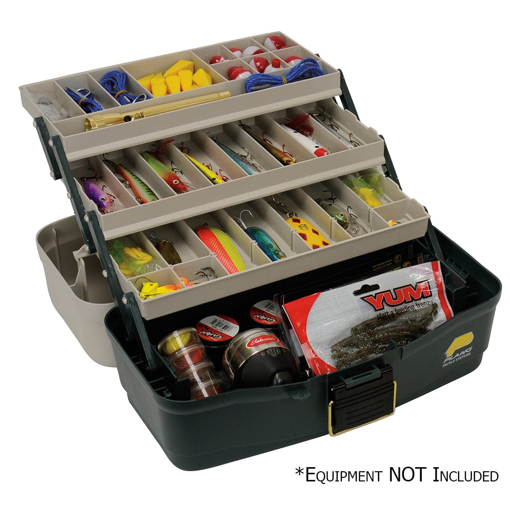 Plano Plano Three-Tray Fixed Compartment Tackle Box Outdoor