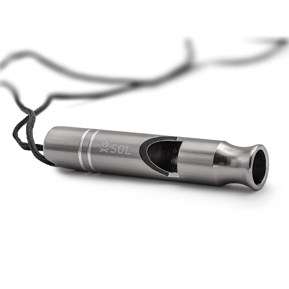 S.O.L. Survive Outdoors Longer S.O.L. Survive Outdoors Longer Rescue Metal Whistle- 2 Pack Outdoor