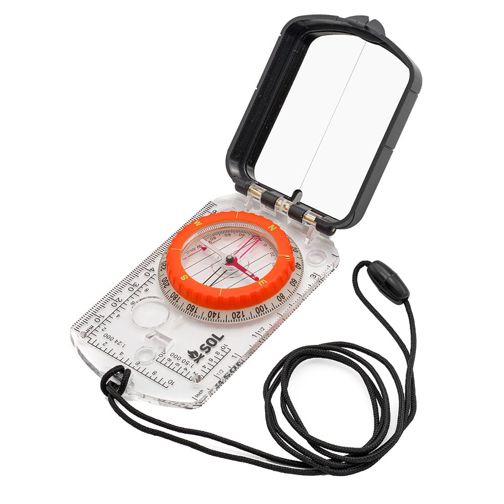 S.O.L. Survive Outdoors Longer S.O.L. Survive Outdoors Longer Sighting Compass w/Mirror Outdoor