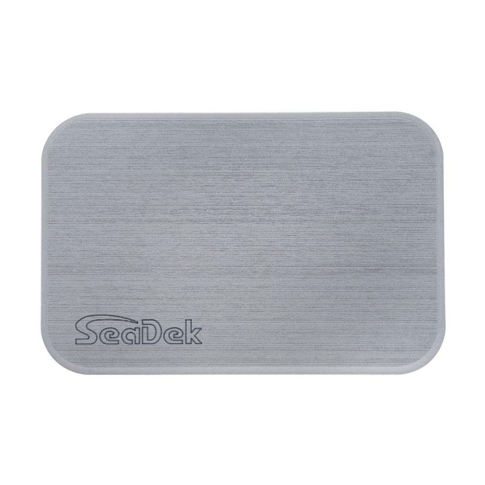 SeaDek SeaDek YETI Roadie 20 Cooler Top 10-13/16" x 16-1/8" x 5mm Storm Grey SeaDek Logo Brushed Outdoor