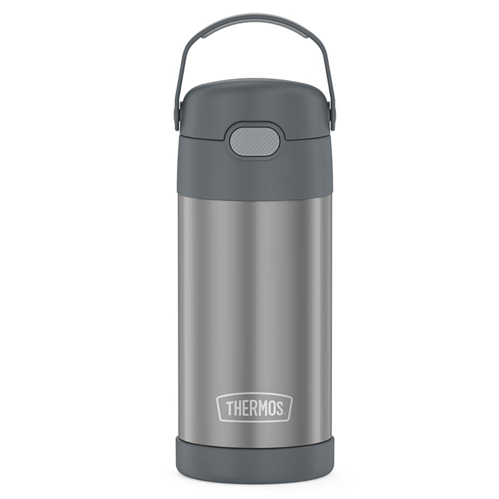 Thermos Thermos FUNtainer® Stainless Steel Insulated Straw Bottle - 12oz - Grey Outdoor