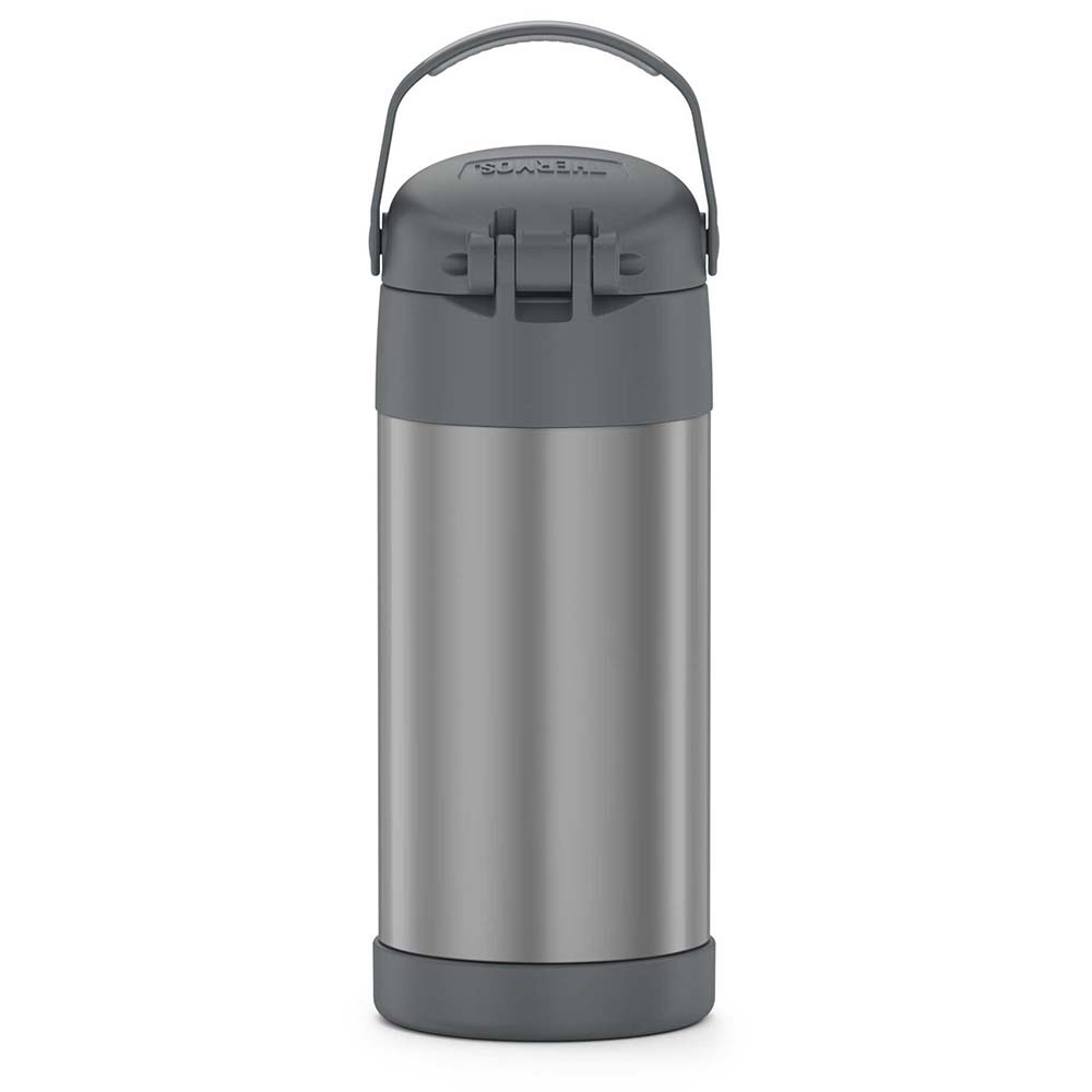 Thermos Thermos FUNtainer® Stainless Steel Insulated Straw Bottle - 12oz - Grey Outdoor