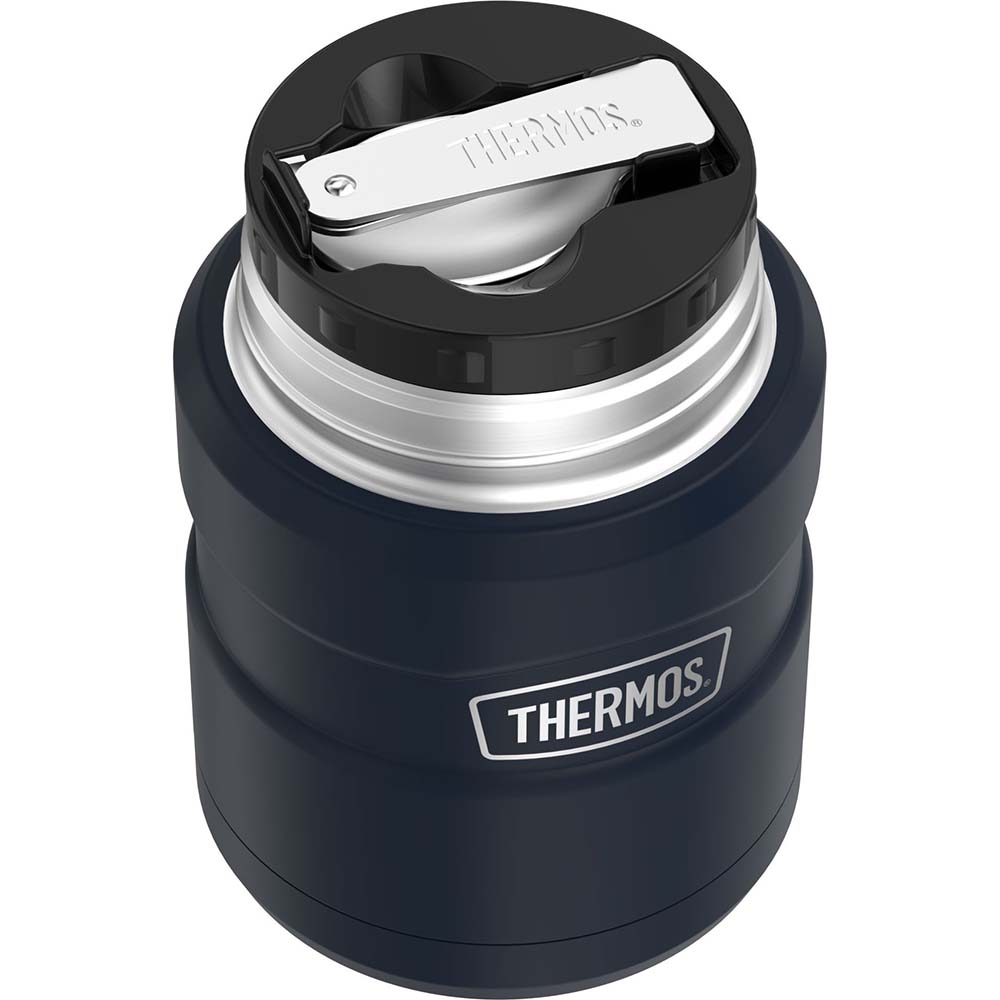 Thermos Thermos Stainless King™ Vacuum Insulated Stainless Steel Food Jar - 16oz - Matte Midnight Blue Outdoor