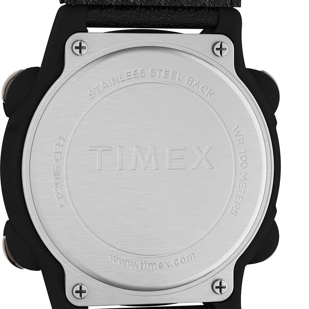 Timex Timex Expedition Chrono 39mm Watch - Black Leather Strap Outdoor