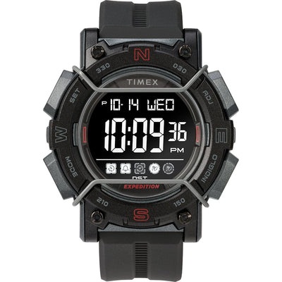 Timex Timex Expedition Digital Face 47mm - Black Screen w/Black Resin Strap Outdoor