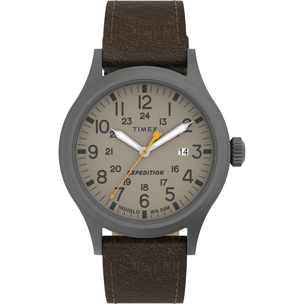Timex Timex Expedition® Scout™ - Khaki Dial - Brown Leather Strap Outdoor