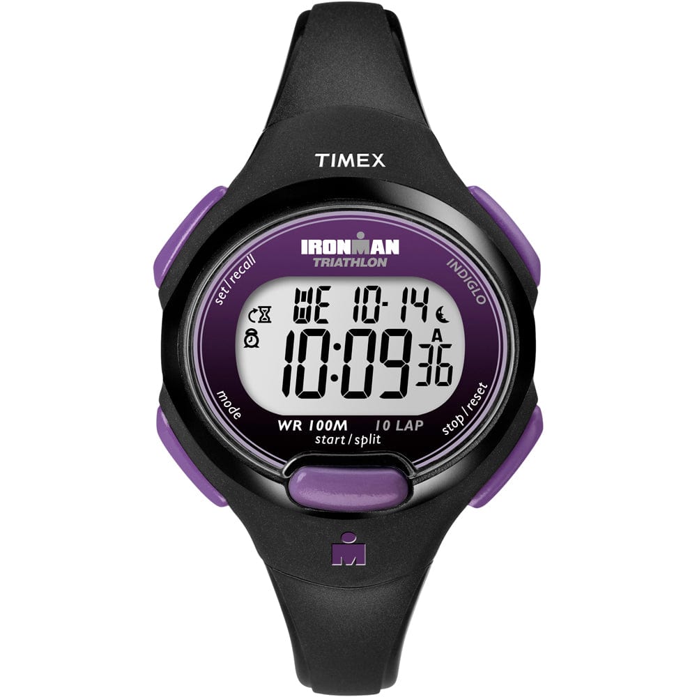 Timex Timex IRONMAN® 10-Lap Watch - Mid-Size - Purple/Black Outdoor