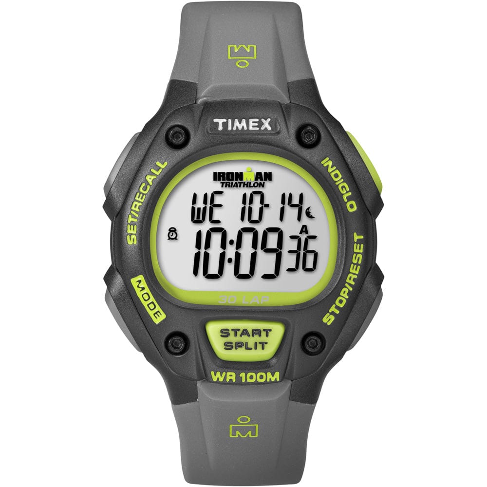 Timex Timex Ironman 30-Lap Full-Size - Grey/Neon Green Outdoor
