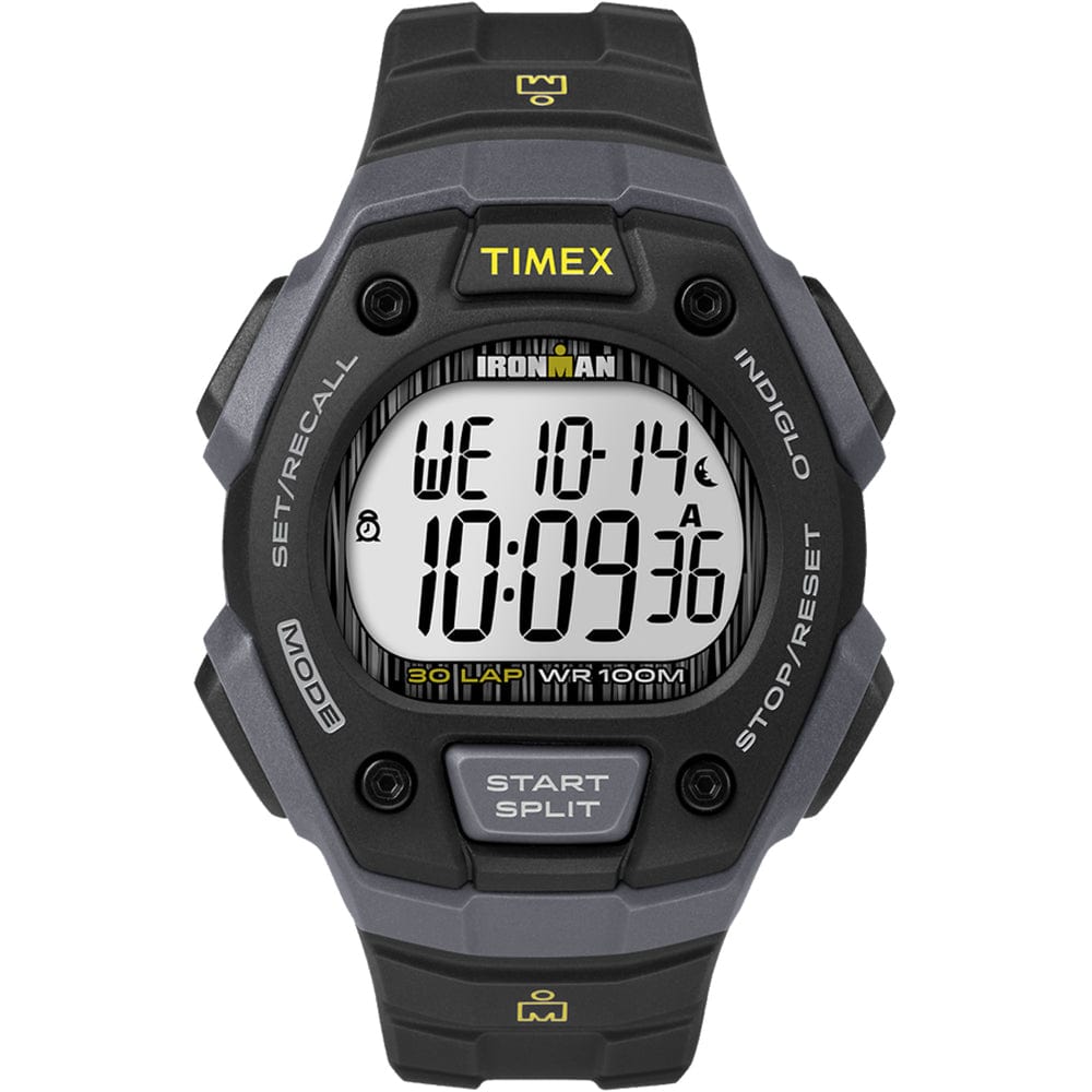 Timex Timex IRONMAN® Classic 30 Lap Full-Size Watch - Black/Yellow Outdoor