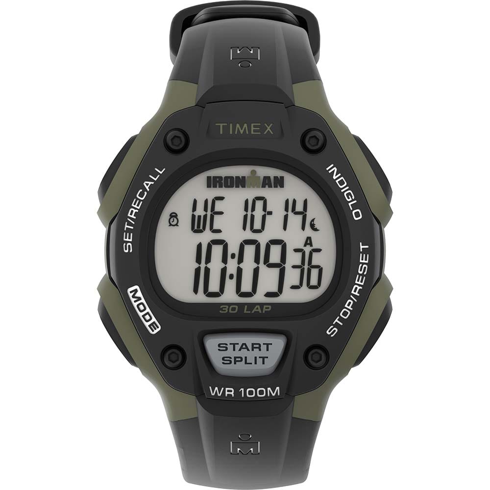 Timex Timex IRONMAN® Men's 30-Lap - Black/Green Outdoor