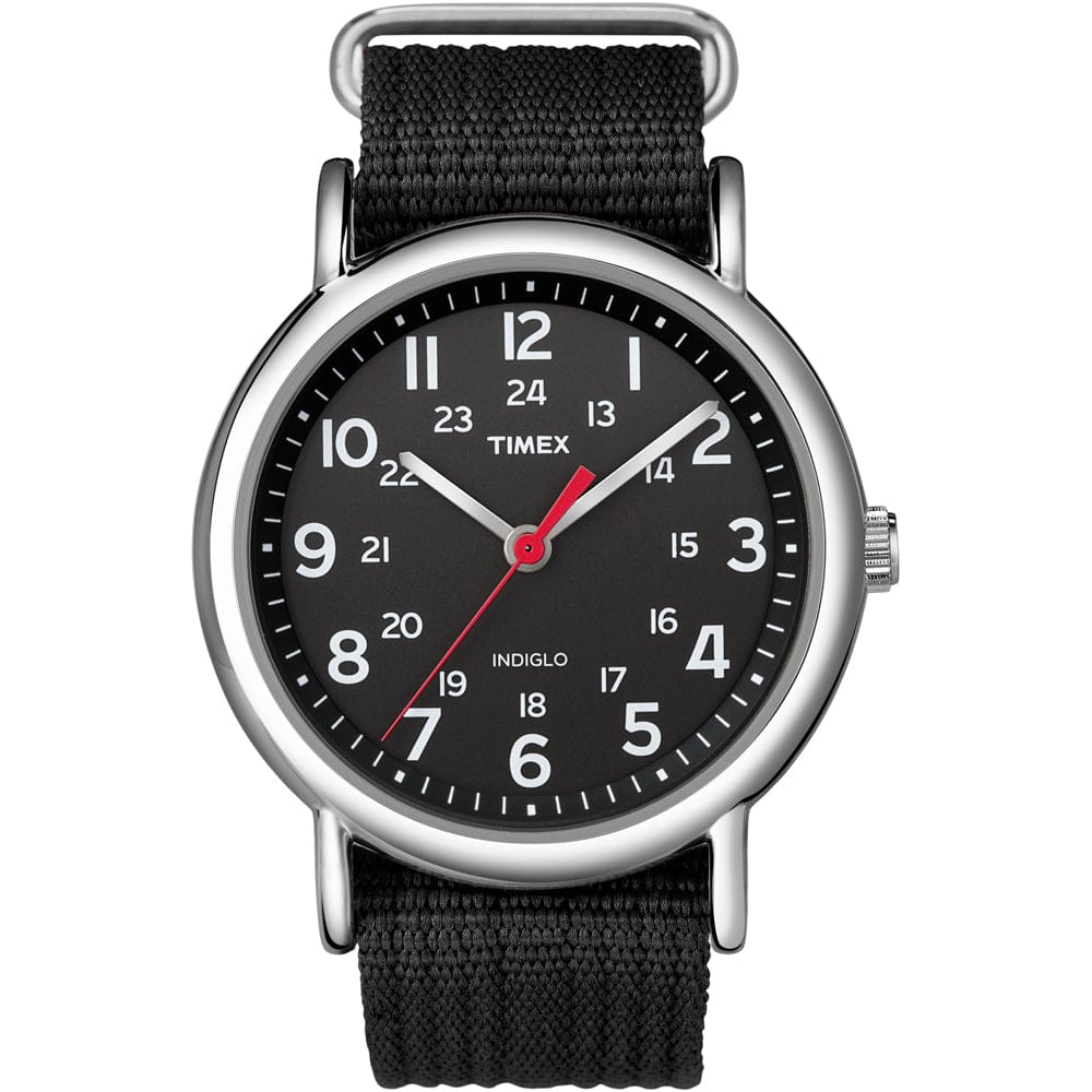 Timex Timex Weekender® Slip-Thru Watch - Black Outdoor