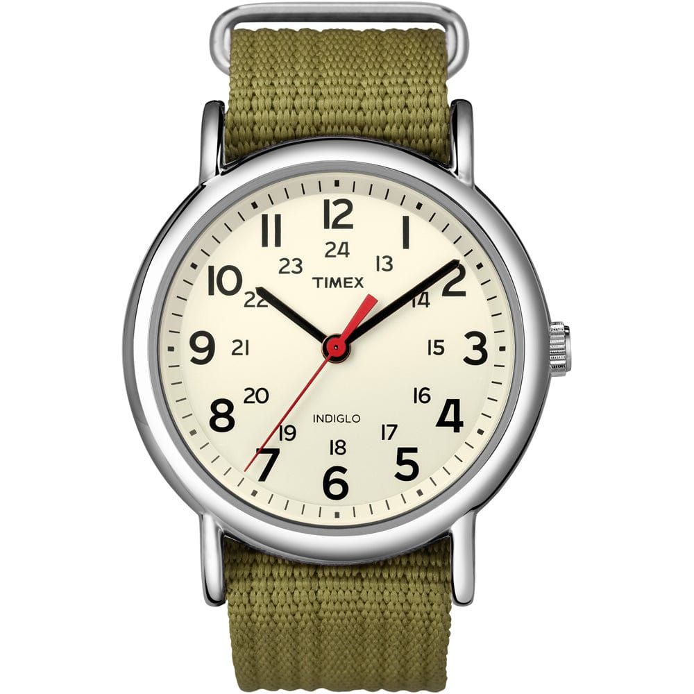 Timex Timex Weekender® Slip-Thru Watch - Olive Green Outdoor
