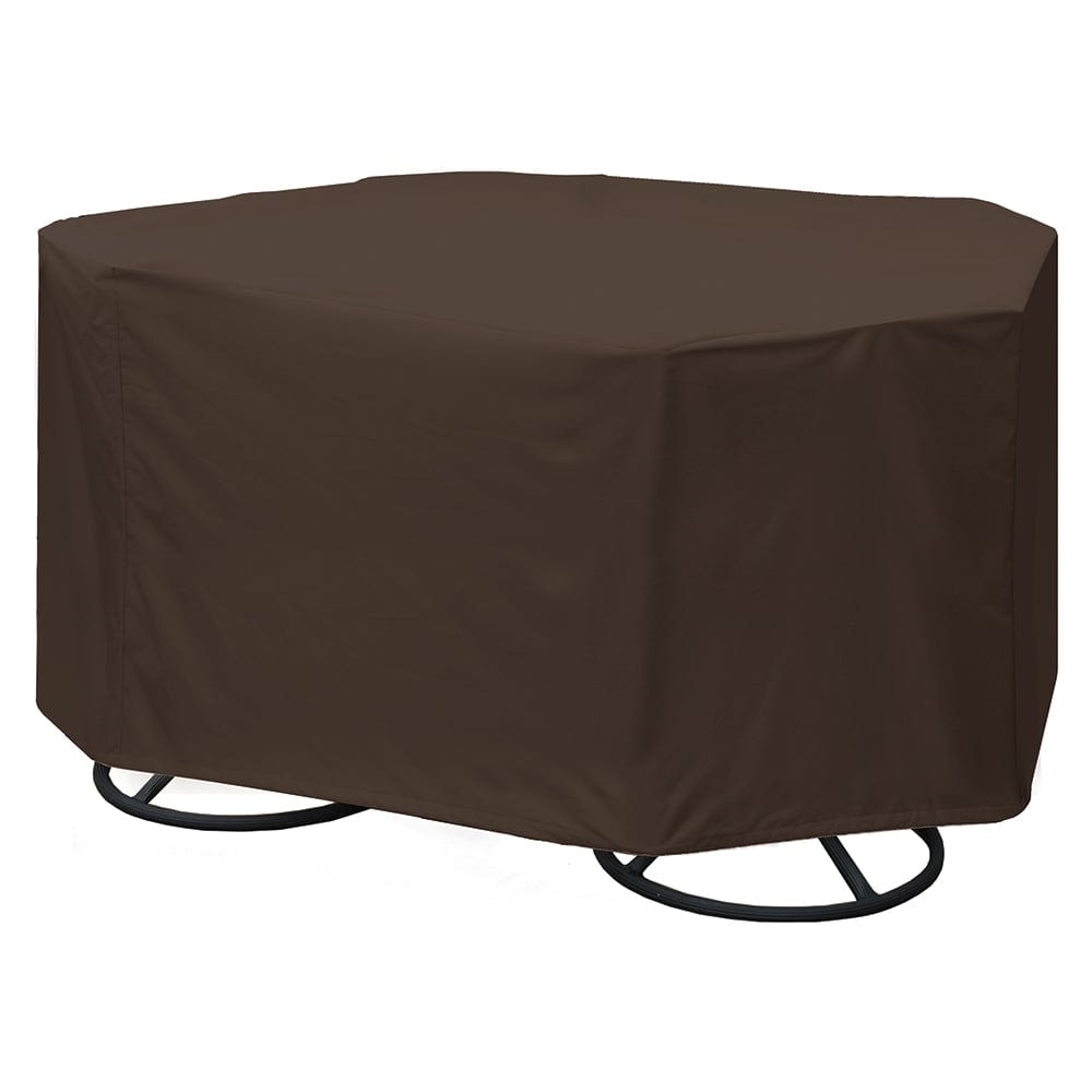 True Guard True Guard 4-Chair 600 Denier Rip Stop Patio Dining Set Cover Outdoor