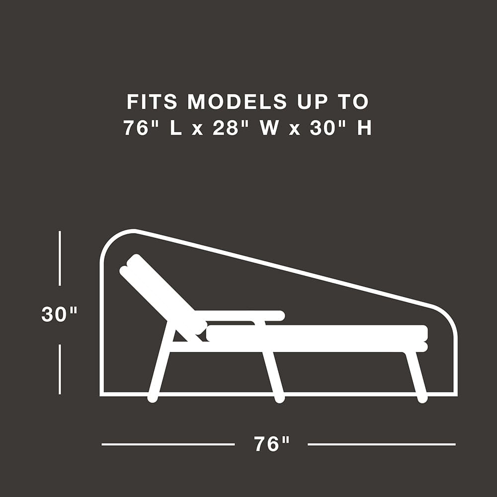 True Guard True Guard Chaise Lounge Chair 600 Denier Rip Stop Cover Outdoor