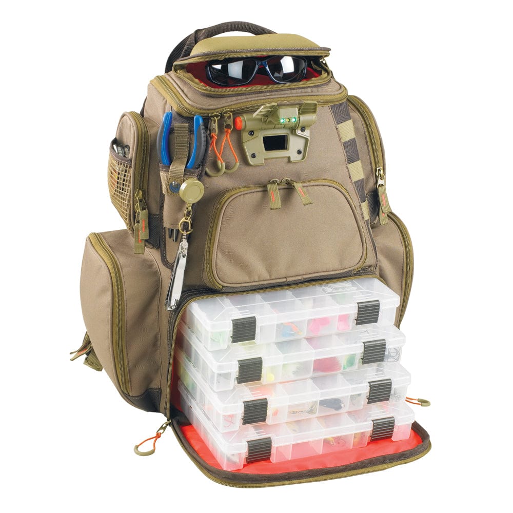 Wild River Wild River NOMAD Lighted Tackle Backpack w/4 PT3600 Trays Outdoor