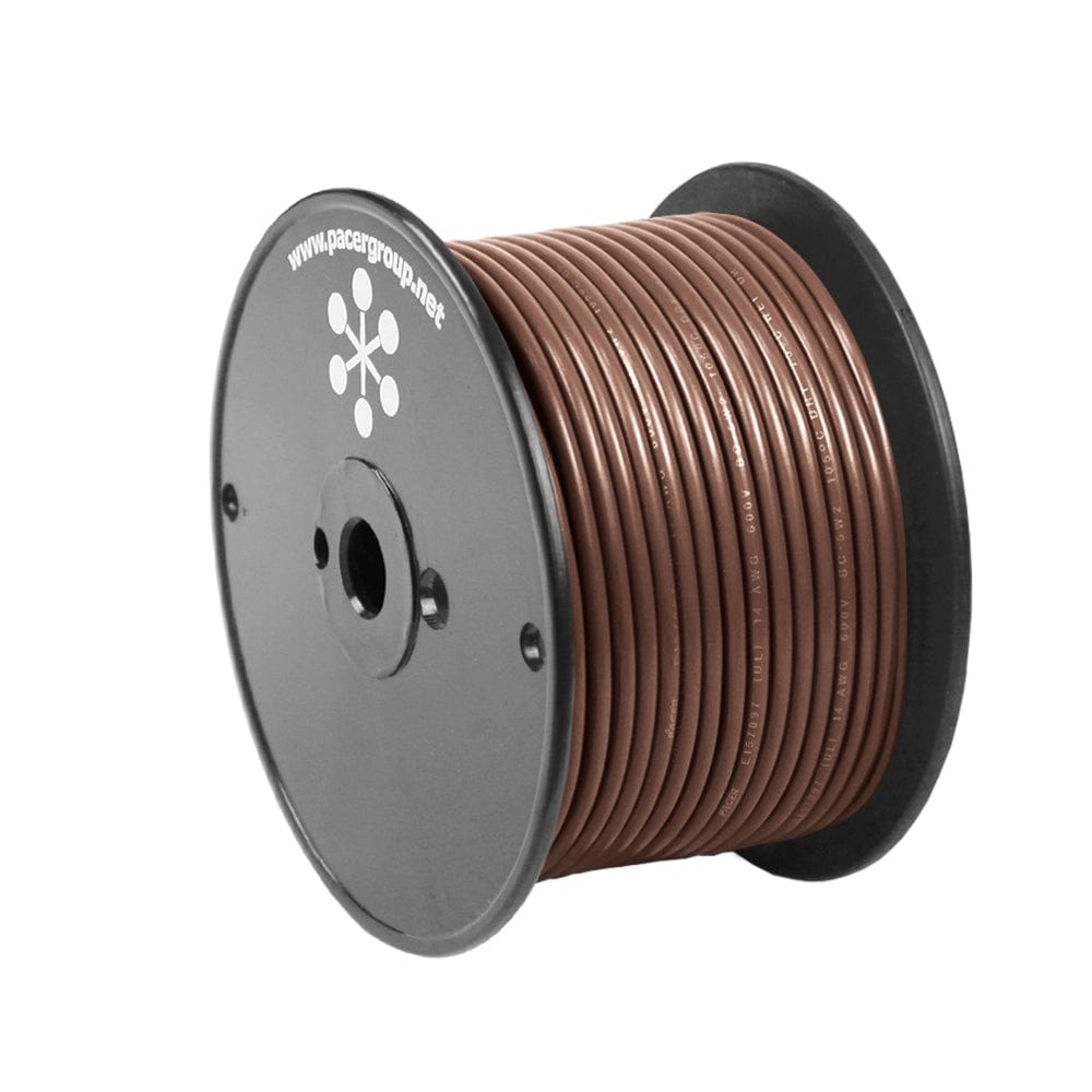 Pacer Group Pacer Brown 14 AWG Primary Wire - 100' Electrical