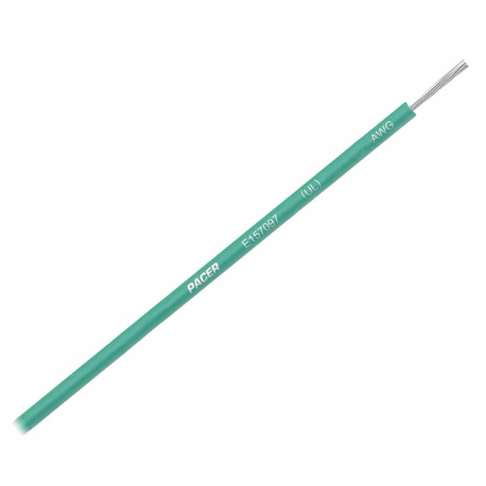 Pacer Group Pacer Green 14 AWG Primary Wire - 18' Electrical