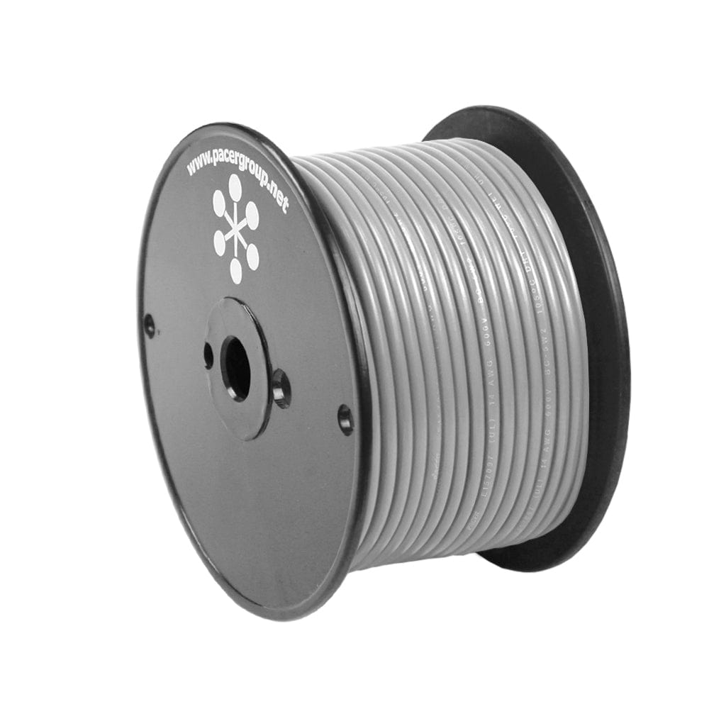 Pacer Group Pacer Grey 16 AWG Primary Wire - 100' Electrical