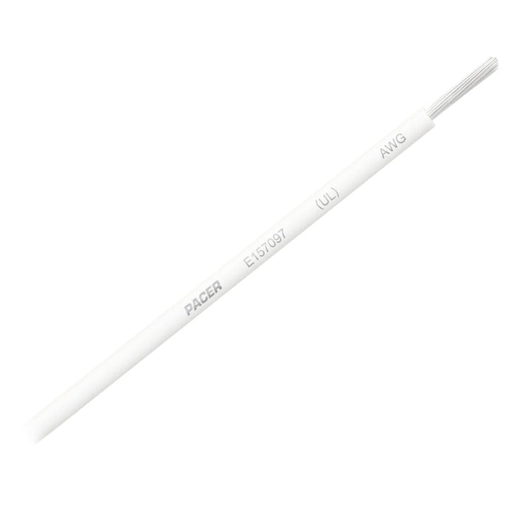 Pacer Group Pacer White 16 AWG Primary Wire - 25&