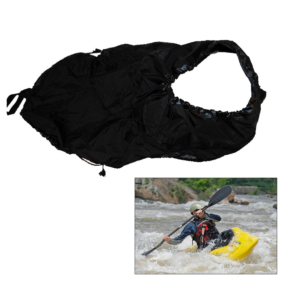 Attwood Marine Attwood Universal Fit Kayak Spray Skirt - Black Paddlesports