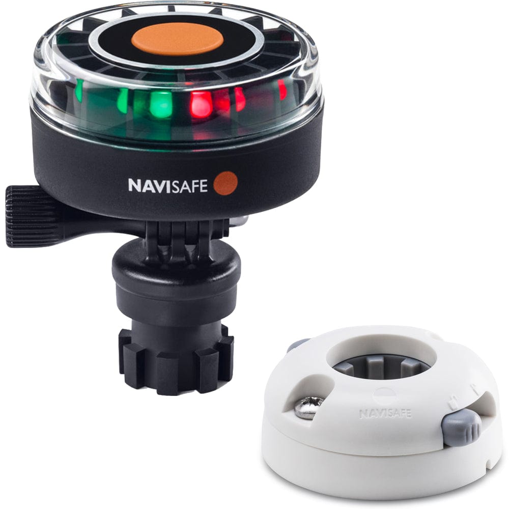 Navisafe Navisafe Navilight 2NM Tricolor w/Navimount Base & Horizontal Mount - White Paddlesports