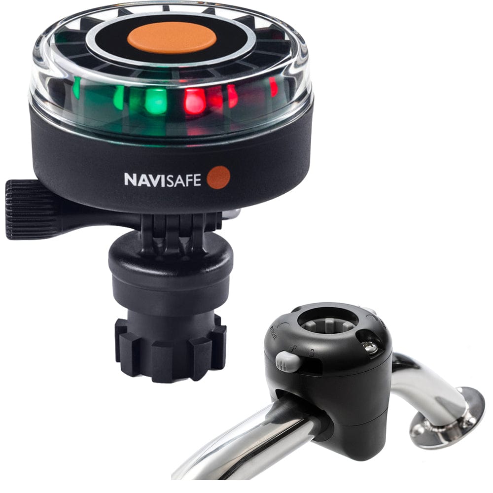 Navisafe Navisafe Navilight 2NM Tricolor w/Navimount Base & Rail Mount - Black Paddlesports
