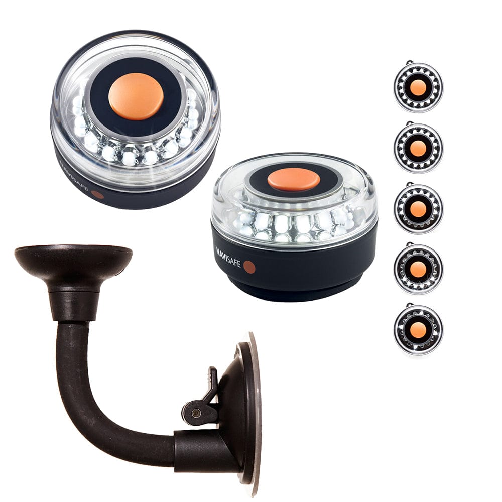Navisafe Navisafe Portable Navilight 360° 2NM - White w/Bendable Suction Cup Mount Paddlesports