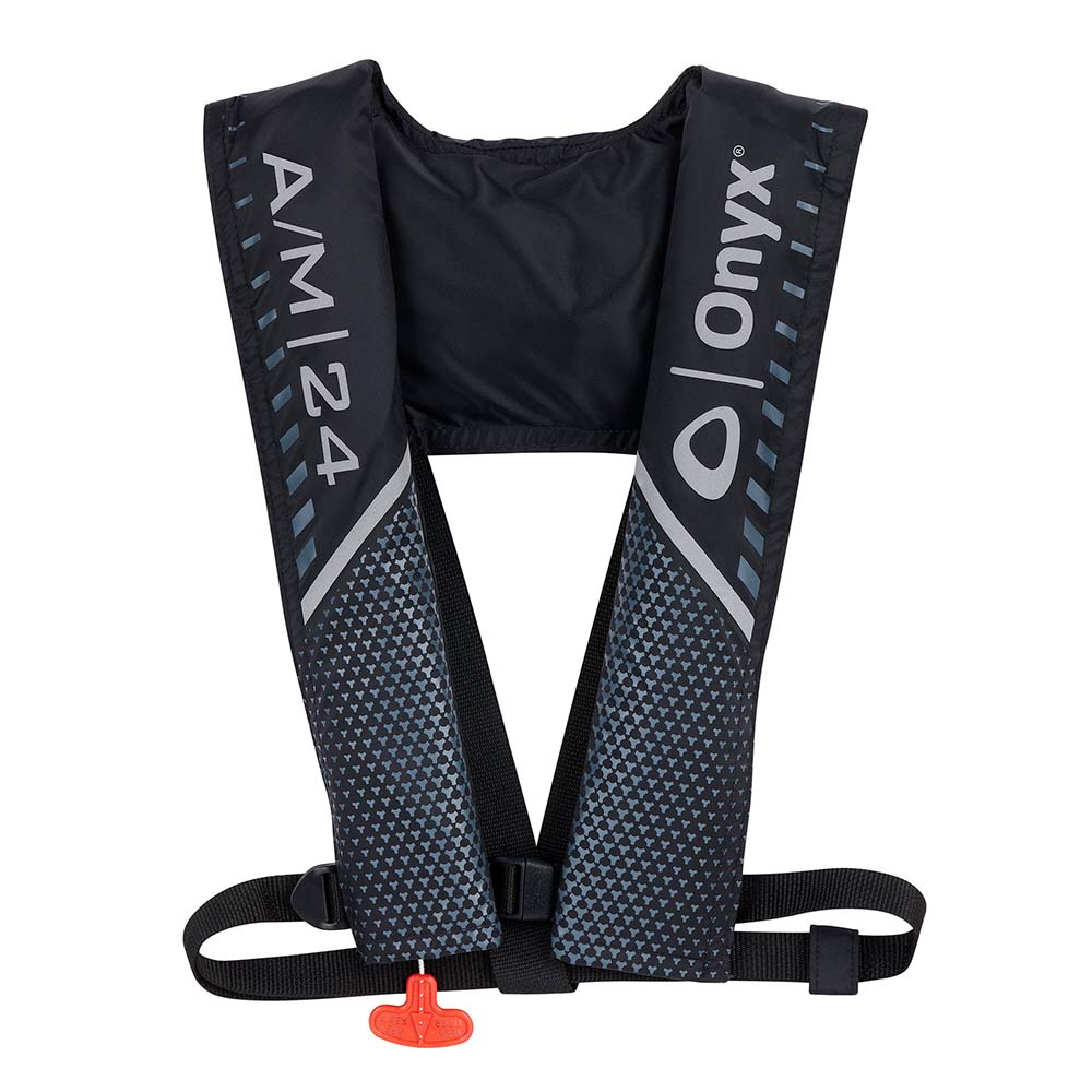Onyx Outdoor Onyx A/M 24 Automatic/Manual Inflatable PFD - Black Paddlesports