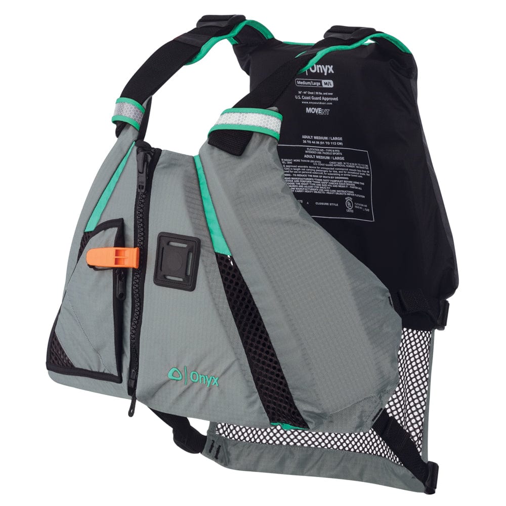 Onyx Outdoor Onyx MoveVent Dynamic Paddle Sports Life Vest - XL/2XL - Aqua Paddlesports