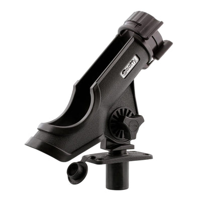 Scotty Scotty Powerlock Rod Holder Black w/244 Flush Deck Mount Paddlesports