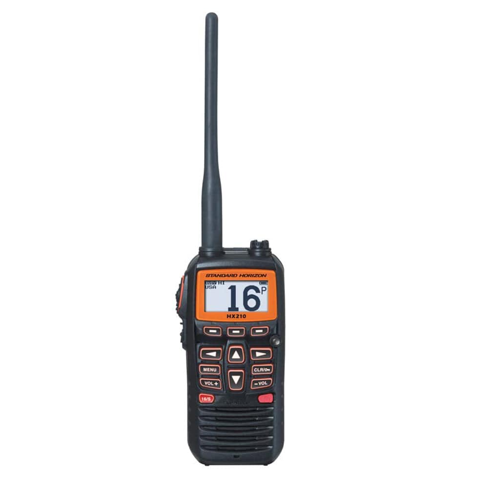 Standard Horizon Standard Horizon HX210 6W Floating Handheld Marine VHF Transceiver Paddlesports