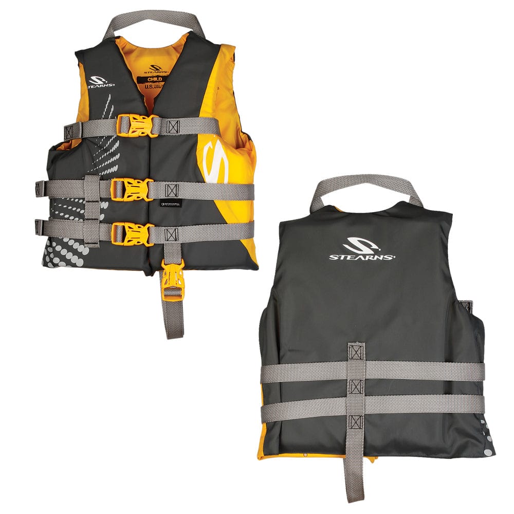 Stearns Stearns Antimicrobial Nylon Life Jacket - 30-50lbs - Gold Rush Paddlesports