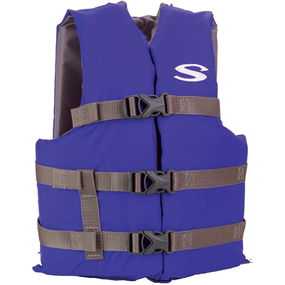 Stearns Stearns Youth Classic Vest Life Jacket - 50-90lbs - Blue/Grey Paddlesports