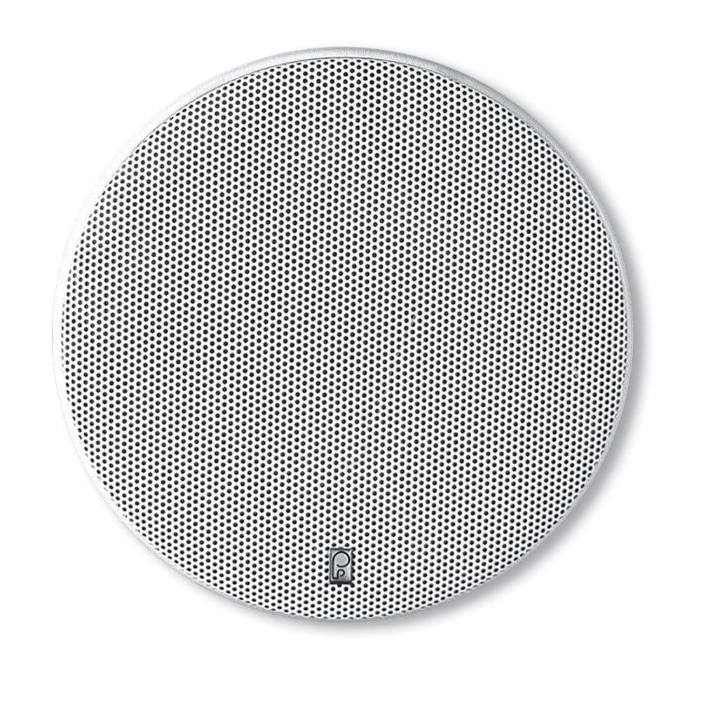 Poly-Planar Poly-Planar 8" Platinum Round Marine Speaker - (Pair) White Entertainment