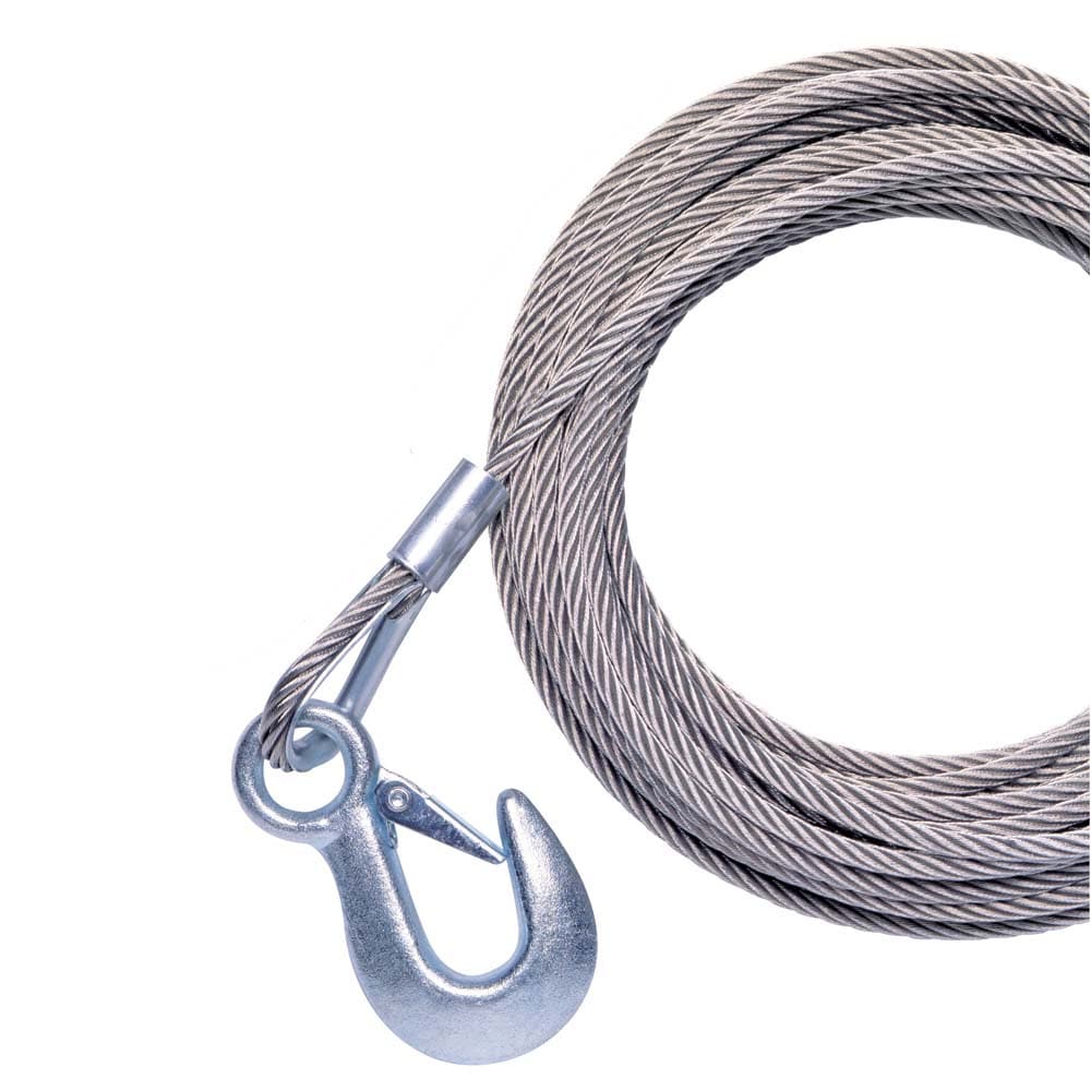 Powerwinch Powerwinch Cable 7/32" x 30' Universal Premium Replacement w/Hook - Stainless Steel Trailering