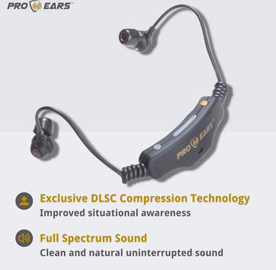 Pro Ears Pro Ears Stealth 28 Ht Ear - Muff Electronic Green Shooting