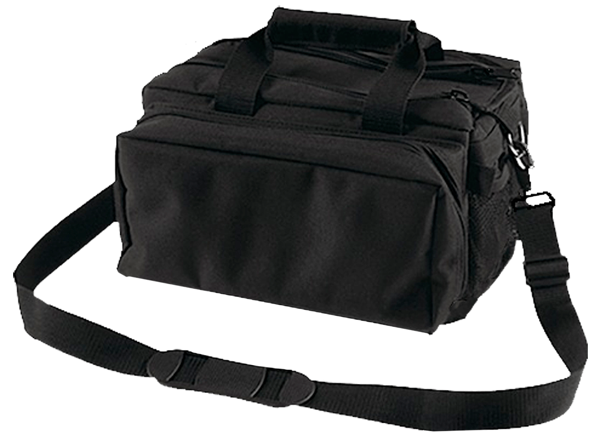 Bulldog Bulldog Deluxe Range Bag Black - Heavy Duty Nylon Water Resist Range Bags