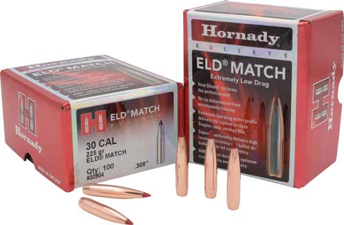 Hornady Hornady Bullets 30cal .308 - 225gr. Eld-match  100ct Reloading Components