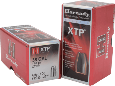 Hornady Hornady Bullets 38 Cal .357 - 140gr Xtp 100ct Reloading Components