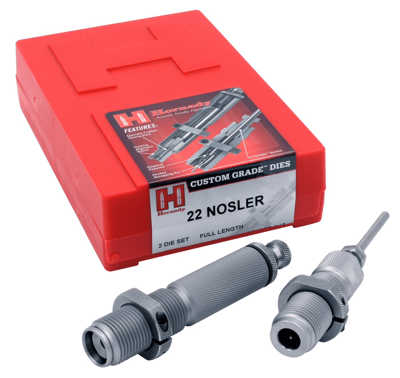 Hornady Hornady Custom Grade, Horn 546207  Ser3 2-die Set 22 Nosler Reloading