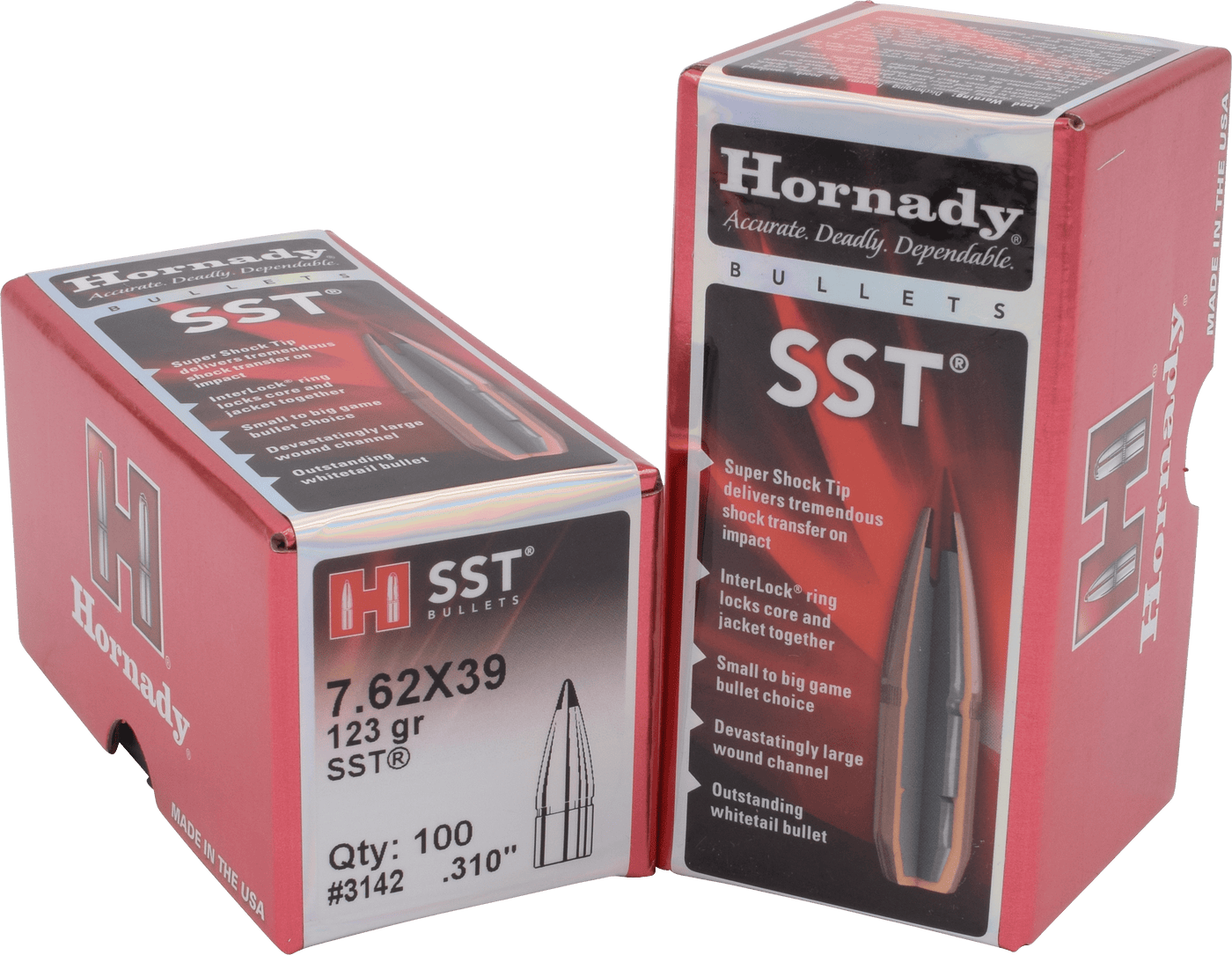 Hornady Hornady Sst, Horn 3142   Bull .310 123 Sst               100/25 Reloading
